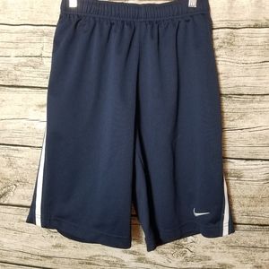 Junior's Nike Dark Navy  Elastic Shorts Size Large.Z16